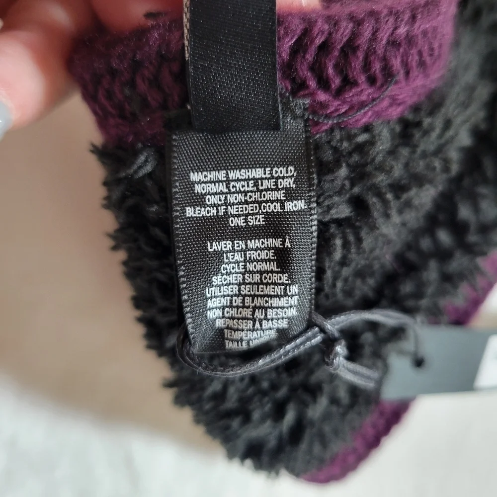 Love & Lore Alpaca Headband Ear Warmers Purple Athleisure Outdoor Warm‎ Winter